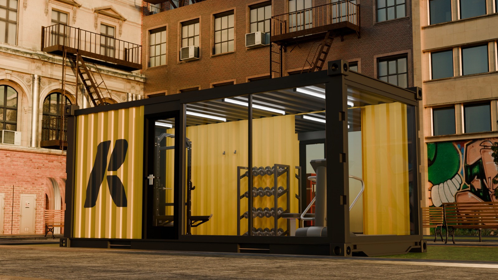 REPP wellbeing pod in kantooromgeving